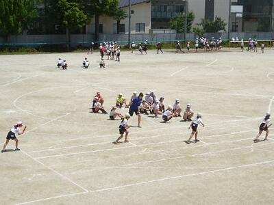 選抜リレー練習１